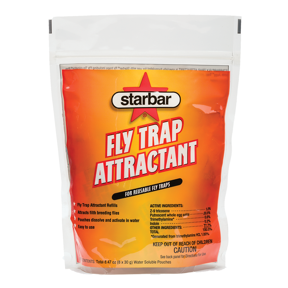 Effective House Fly Control  Starbar® Fly Trap Attractant